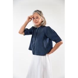 EVASSUNDAY  - Loretta Top - Navy