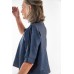 EVASSUNDAY  - Loretta Top - Navy