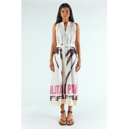 Itami - Quillota kaftan - white 