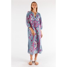 Rubyyaya Mediterrane dress - blue