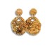 Seriously Twisted Jewellery - Athena earrings  -  Gold 