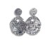 Seriously Twisted Jewellery - Athena earrings -  Silver