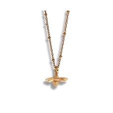 Seriously Twisted Jewellery - Queen Bee Necklace - gold