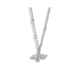 Seriously Twisted Jewellery - Queen Bee Necklace - silver